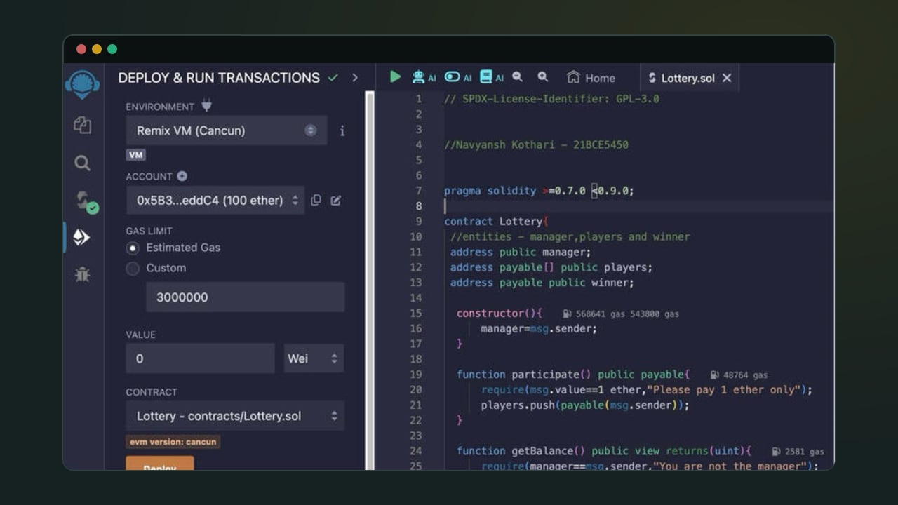 Blockchain Lottery dApp thumbnail