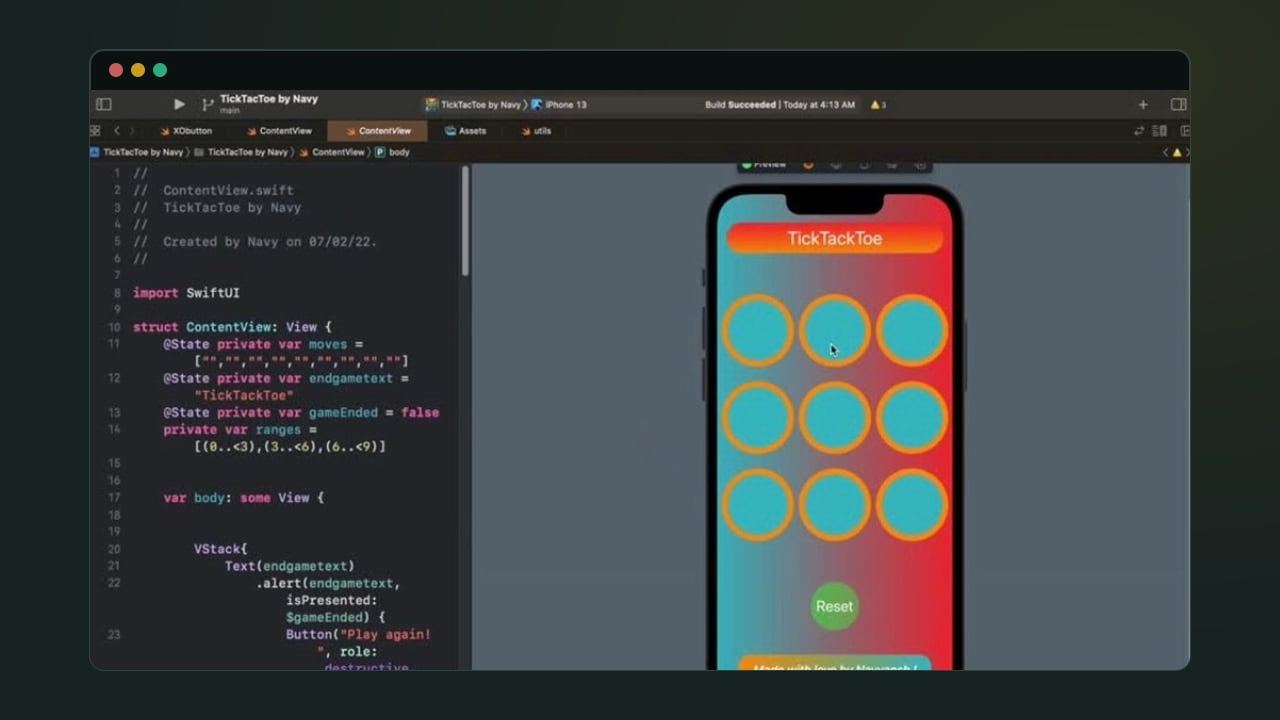 TicTacToe iOS App thumbnail